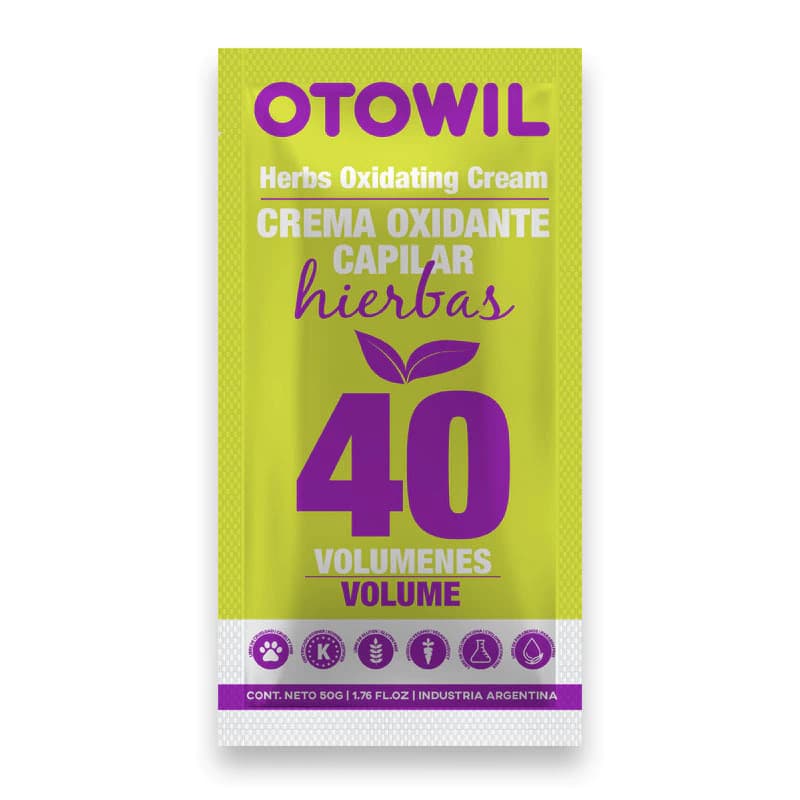 Crema Oxidante Otowil Hierbas - 40 Vol | Sobre x 50 grs.