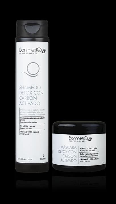 COMBO DETOX CARBÓN ACTIVADO: Shampoo + Máscara