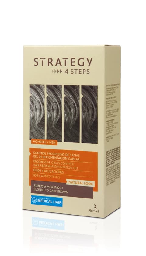 Gel de Repigmentación Canas Progressive 4 Steps